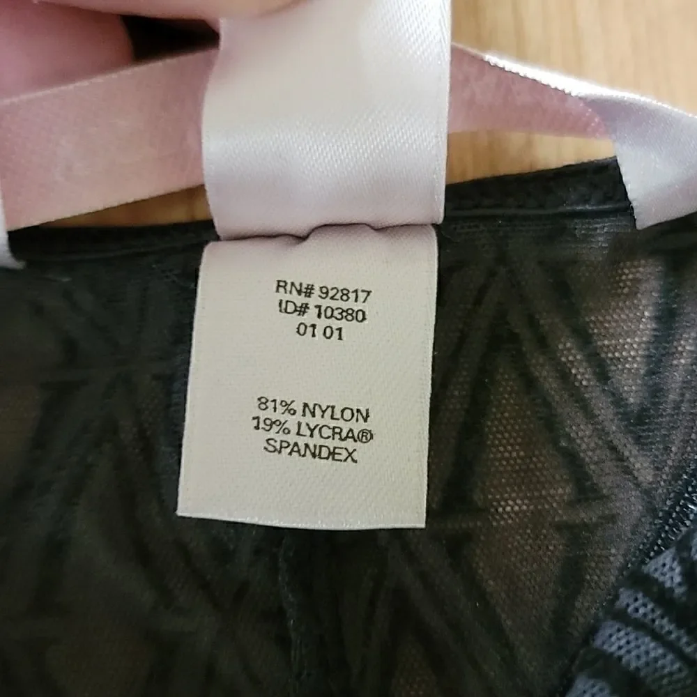 VICTORIA'S SECRET BLACK SHEER NEGLIGEE